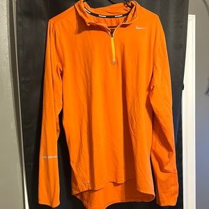 Mens Orange Nike Running Jacket